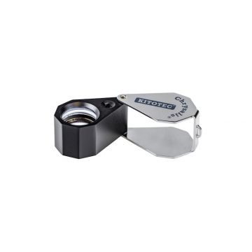 Precision Folding Magnifier - 10x 20mm - Chrysalis - LED Aplanatic