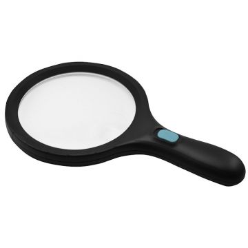 Hand Magnifier - 1.8x 127mm with [10] - XL LED