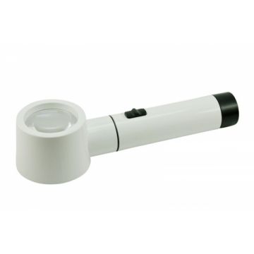 Illuminated Hand Magnifier - 6x or 10x - Aspheric+