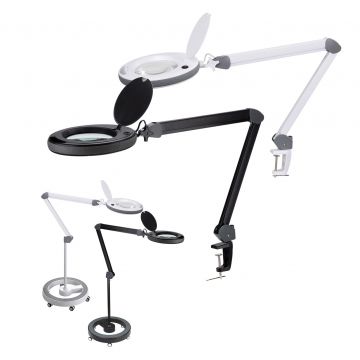 Lumeno #851X - Workbench Magnifier Lamp Ø152mm - 80 LEDs+