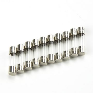 Euromex [AE.5227] - Glass fuses 1 A 250 V, 10 pieces