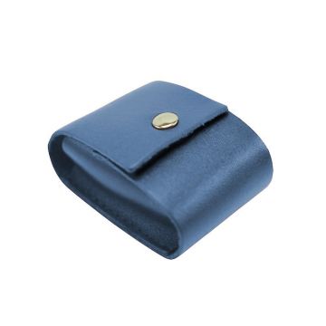 Leather Pouches [C] Blue - Size S