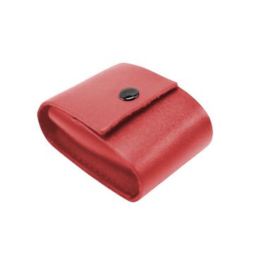 Leather Pouches [D] Red - Size L