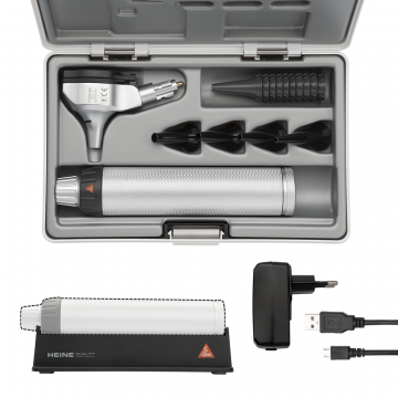 [B-141.28.388] - BETA 200 F.O. Set LED - USB Rechargeable Handle + USB Cord + Plug-in Power Supply