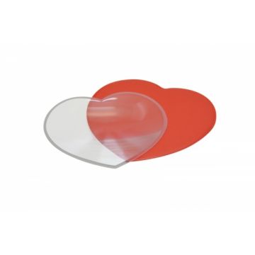 Heart Magnifier with red Case - 3x