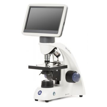 Euromex MicroBlue [MB.1001‑LCD] - Monocular Microscope - [Brightfield|7" LCD|Cordless|APL] - 40x-400x