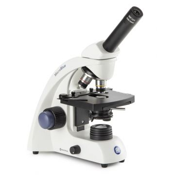 Euromex MicroBlue [MB.1051] - Monocular Microscope - [Brightfield|Cordless|APL|LED|X/Y] - 40x-400x