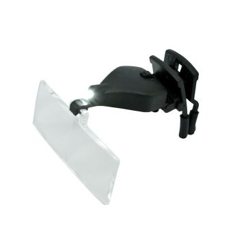 Spectacle Clip-on Magnifier - 1.5x, 2.5x and 3.5x - LED
