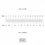 F+C Optik Measuring Scales in mm/radius/angle or mm/inch+ thumbnail