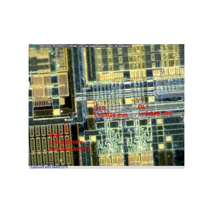 [AM4515T5] Dino-Lite Digital Microscope (USB 2, 1.3MP) AMR - 500-550x