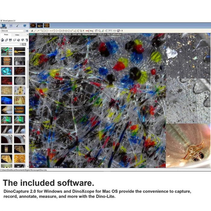 [AF7915MZT] Dino-Lite Digital Microscope (USB 2, 5MP) AMR / FLC / EDOF / EDR +WiFi-Ready -10-140x