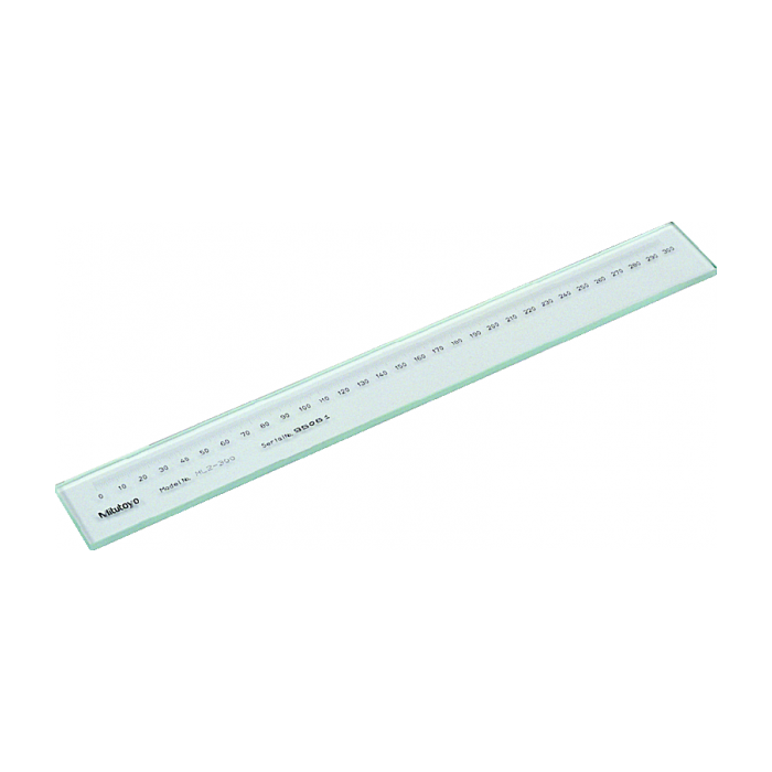 Mitutoyo Working Glass Scale + GB Inspection Certificate, 0.5mm+