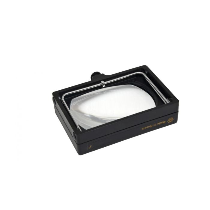 Desk Magnifier - 3x - Biconvex - foldable